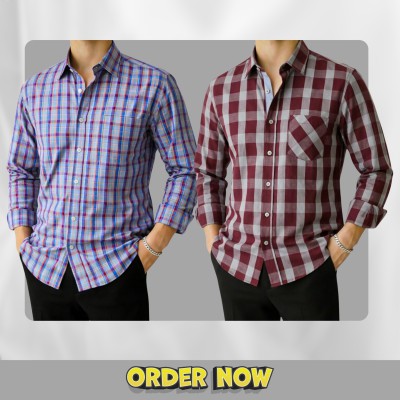 Men's Full Sleeve Check Shirt