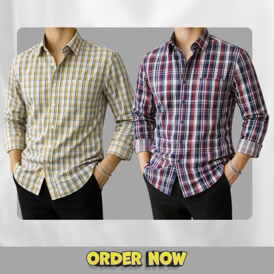 Men's Full Sleeve Check Shirt