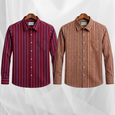 Men's Full Sleeve Striped Shirt