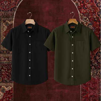 premium kaiser Cotton Half Hata Shirt