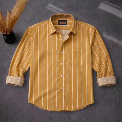 Men's Full Sleeve New Striped Shirt