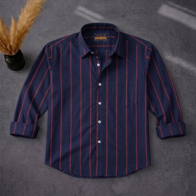 Men's Full Sleeve New Striped Shirt